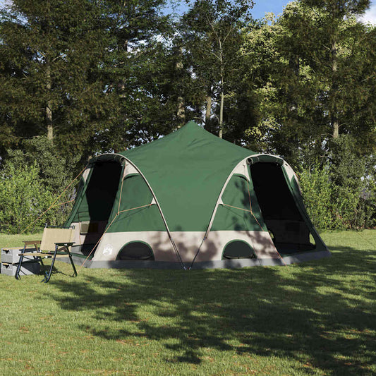 Dome Tent 4-Person met dak met opslag Groen 505 x 450 x 248 cm is nu te koop bij PeponiXL, paradijselijk wonen!