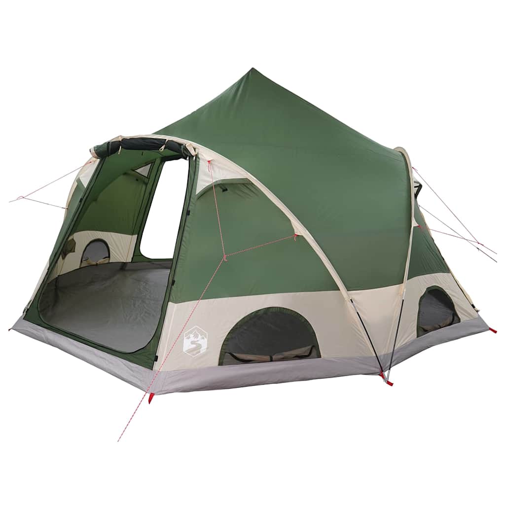 Dome Tent 4-Person met dak met opslag Groen 505 x 450 x 248 cm is nu te koop bij PeponiXL, paradijselijk wonen!