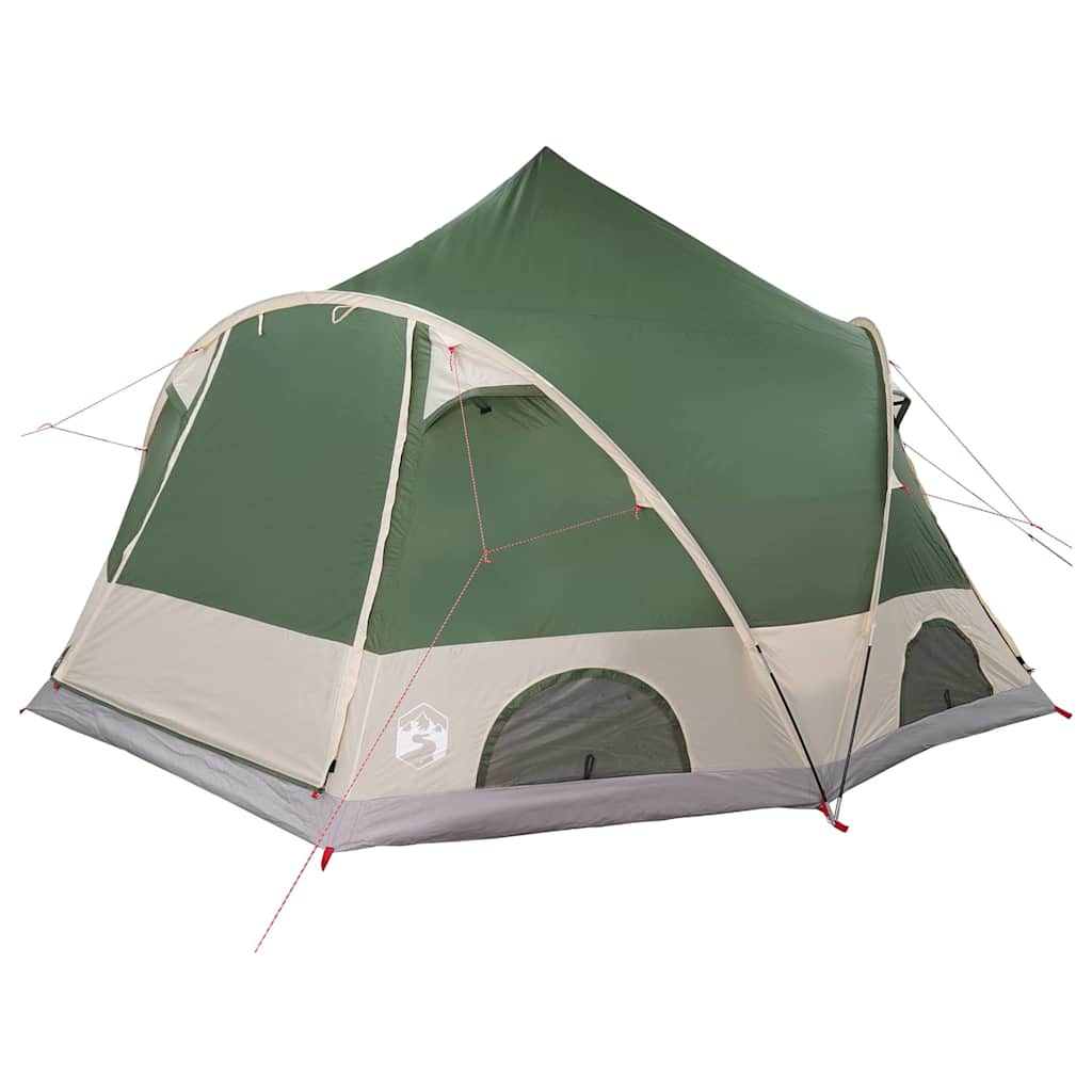 Dome Tent 4-Person met dak met opslag Groen 505 x 450 x 248 cm is nu te koop bij PeponiXL, paradijselijk wonen!