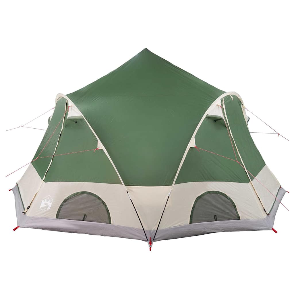 Dome Tent 4-Person met dak met opslag Groen 505 x 450 x 248 cm is nu te koop bij PeponiXL, paradijselijk wonen!