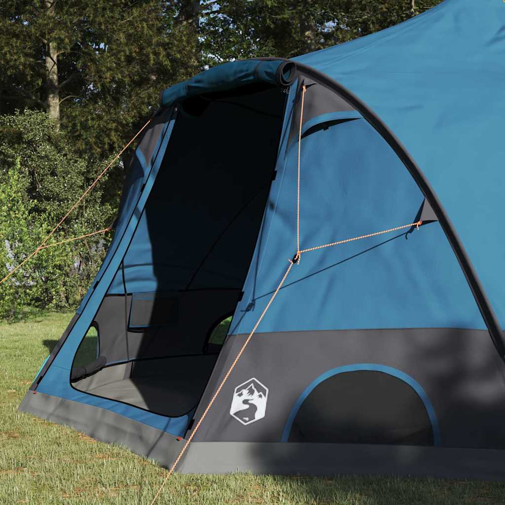 Dome Tent 4-Person met dak met opslag Blauw 505 x 450 x 248 cm is nu te koop bij PeponiXL, paradijselijk wonen!
