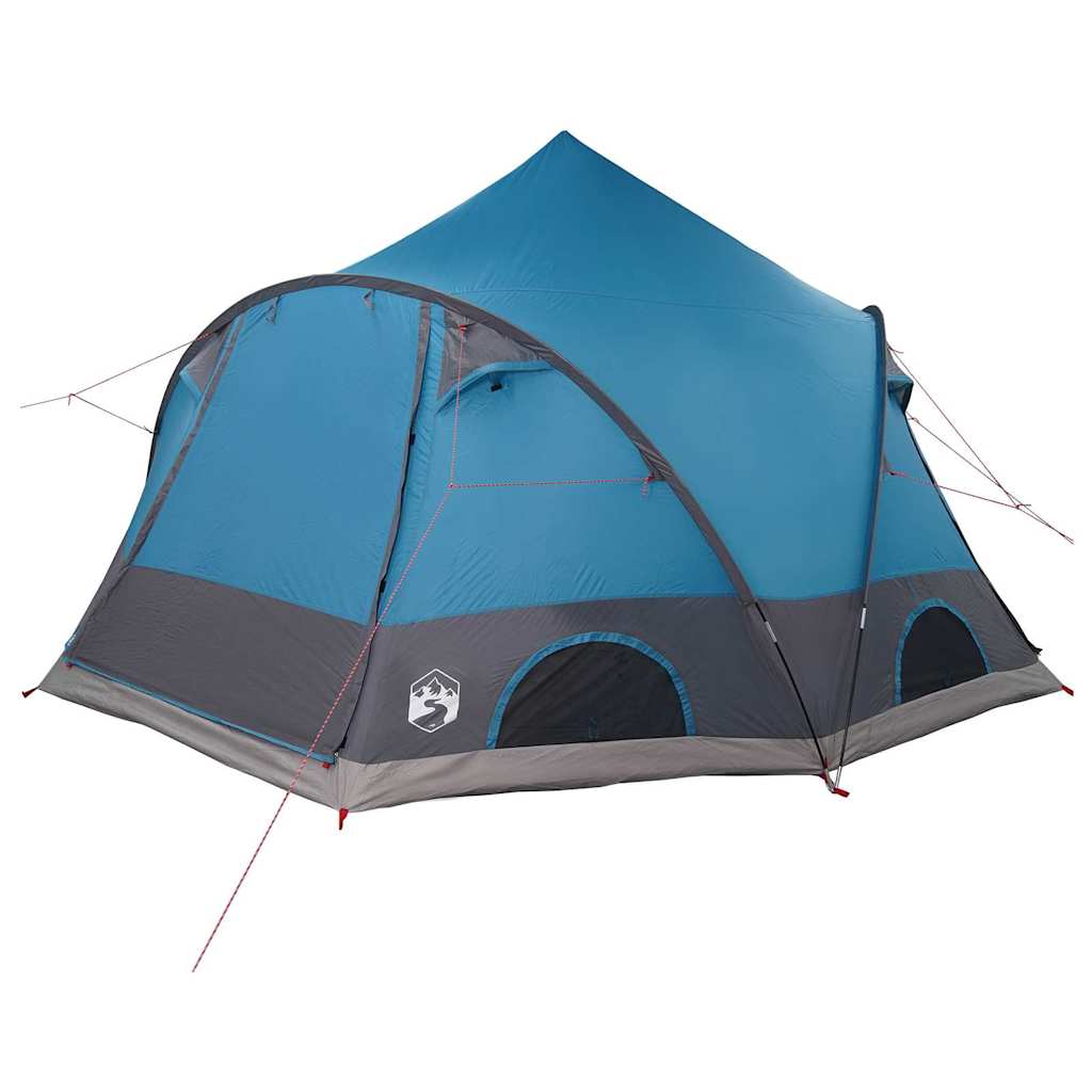 Dome Tent 4-Person met dak met opslag Blauw 505 x 450 x 248 cm is nu te koop bij PeponiXL, paradijselijk wonen!