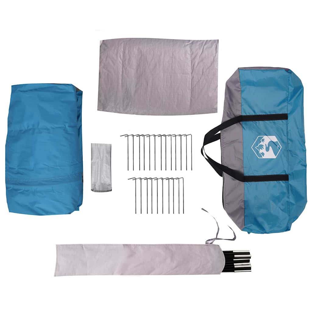 Cabinetent 6-Personen met dak Blauw 425 x 396 x 222 cm is nu te koop bij PeponiXL, paradijselijk wonen!