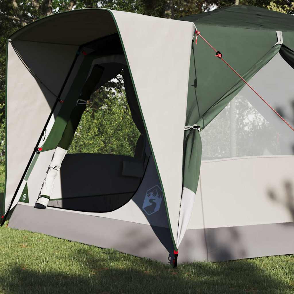 Cabine Tent 7-Persoons met dak Groen 400 x 350 x 212 cm is nu te koop bij PeponiXL, paradijselijk wonen!