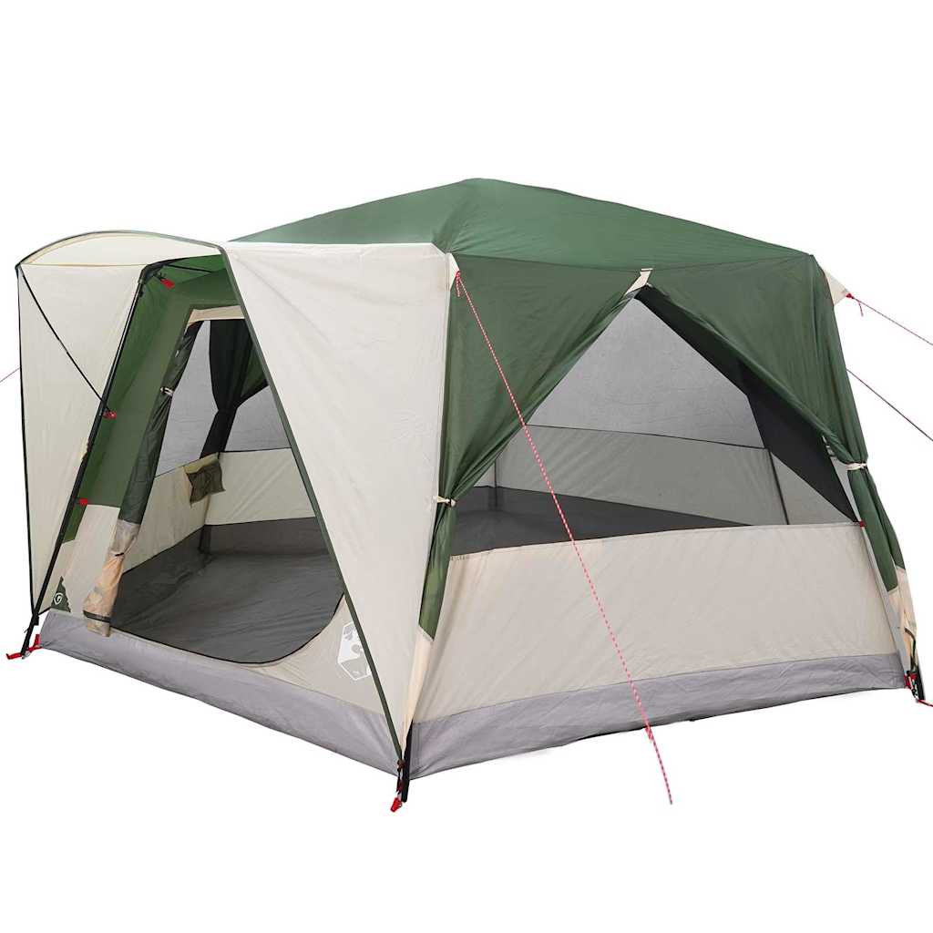 Cabine Tent 7-Persoons met dak Groen 400 x 350 x 212 cm is nu te koop bij PeponiXL, paradijselijk wonen!