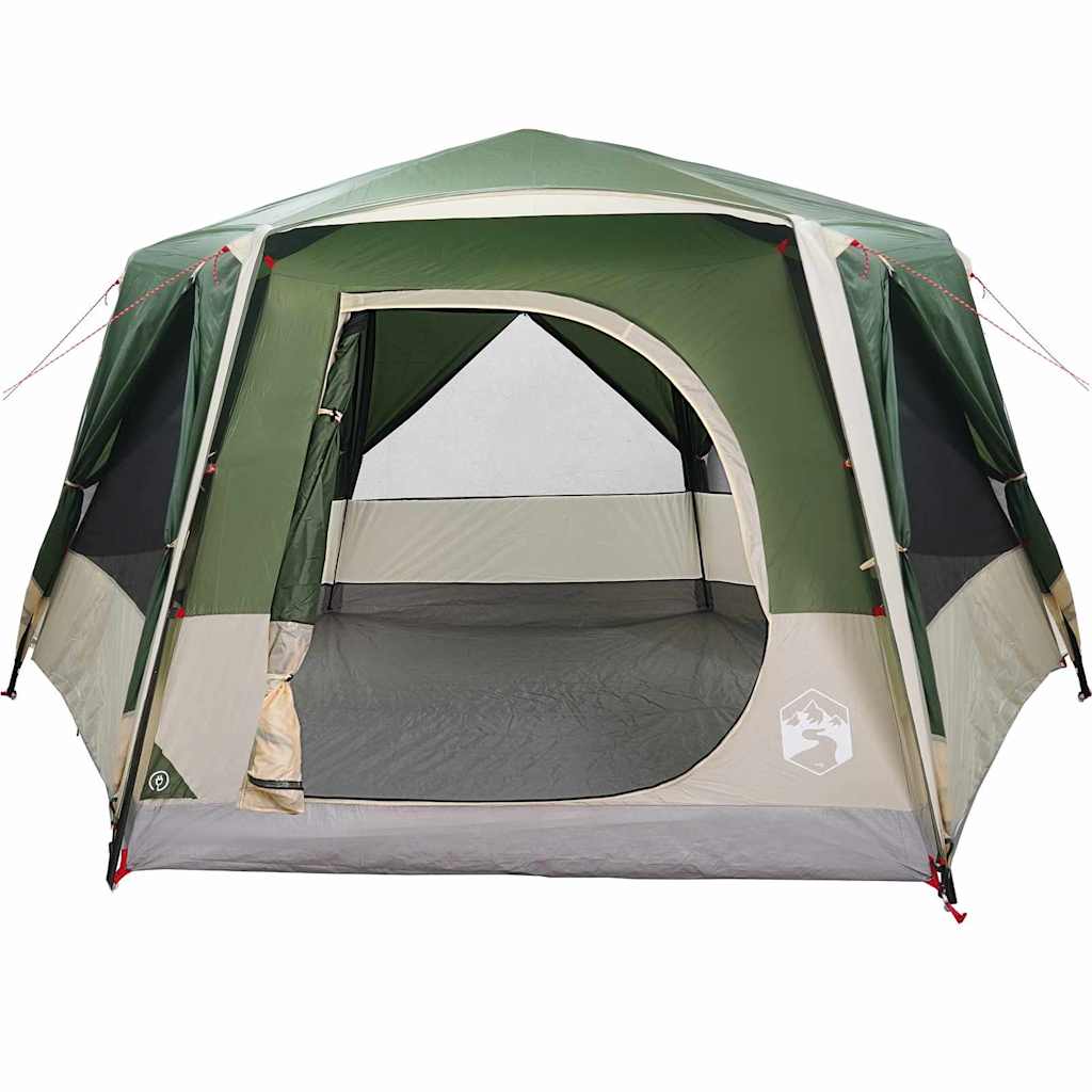 Cabine Tent 7-Persoons met dak Groen 400 x 350 x 212 cm is nu te koop bij PeponiXL, paradijselijk wonen!