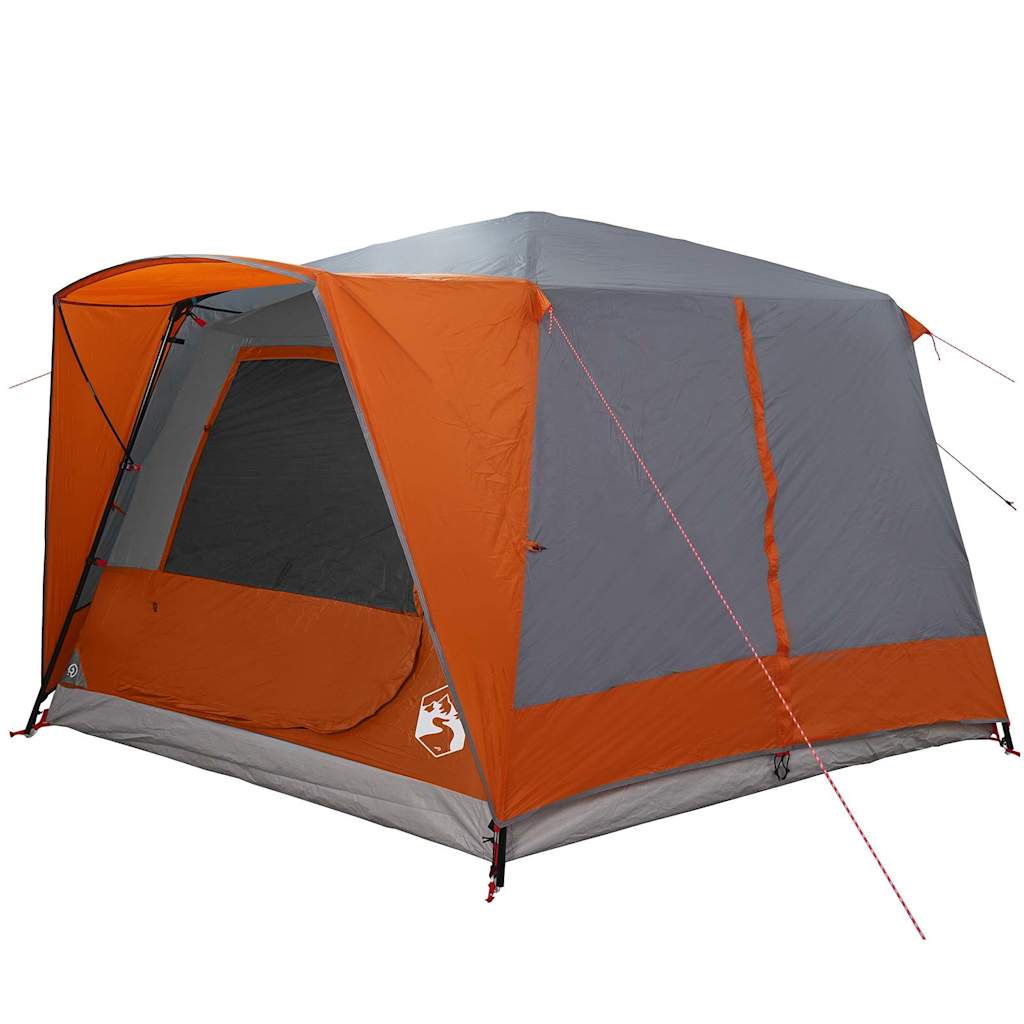 Cabine Tent 7-Persoons Grijs en Oranje 400 x 350 x 212 cm is nu te koop bij PeponiXL, paradijselijk wonen!