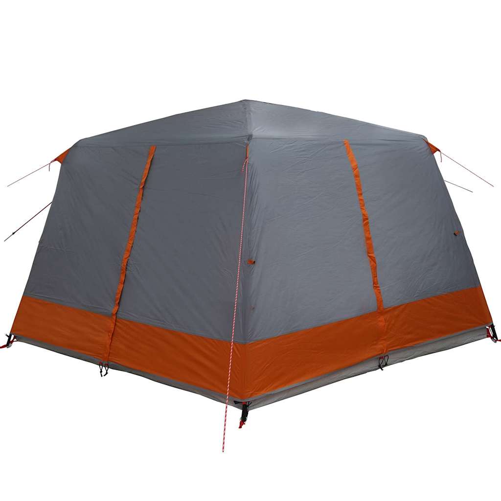 Cabine Tent 7-Persoons Grijs en Oranje 400 x 350 x 212 cm is nu te koop bij PeponiXL, paradijselijk wonen!