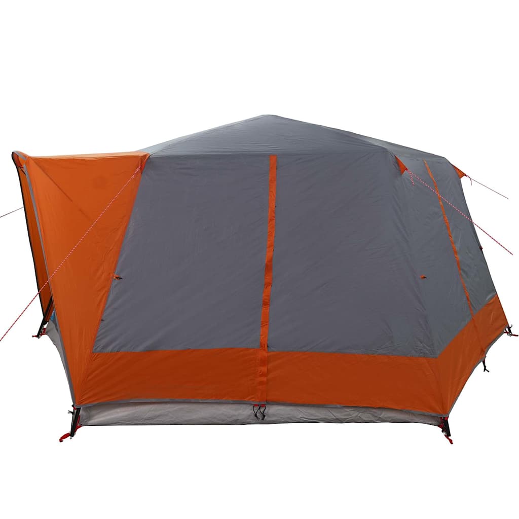 Cabine Tent 7-Persoons Grijs en Oranje 400 x 350 x 212 cm is nu te koop bij PeponiXL, paradijselijk wonen!