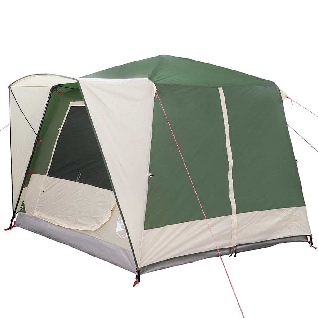 Cabine Tent 5-Persoon met dak Groen en Wit 333 x 317 x 194 cm is nu te koop bij PeponiXL, paradijselijk wonen!