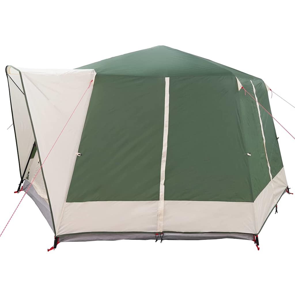Cabine Tent 5-Persoon met dak Groen en Wit 333 x 317 x 194 cm is nu te koop bij PeponiXL, paradijselijk wonen!