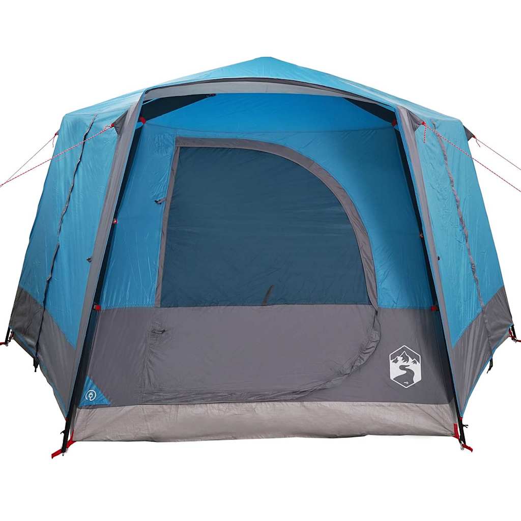Cabine Tent 5-Persoon met dak Blauw en Grijs 333 x 317 x 194 cm is nu te koop bij PeponiXL, paradijselijk wonen!