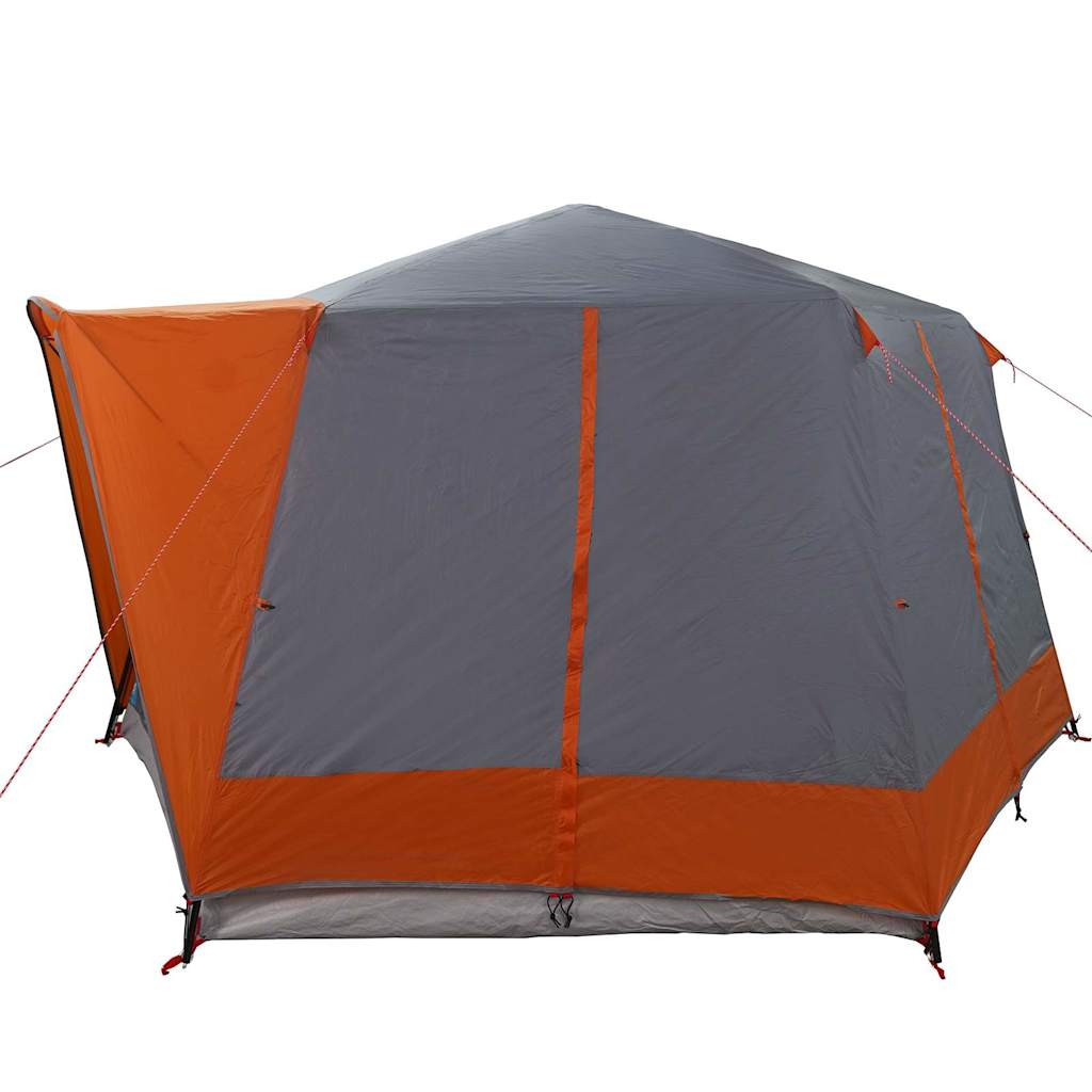 Cabine Tent 5-Persoon Grijs en Oranje 333 x 317 x 194 cm is nu te koop bij PeponiXL, paradijselijk wonen!