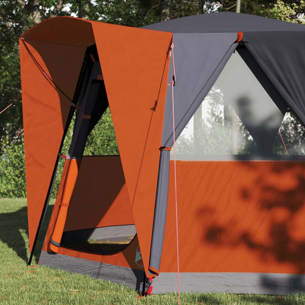 Cabine Tent 3-Persoon Grijs en Oranje 320 x 320 x 203 cm is nu te koop bij PeponiXL, paradijselijk wonen!