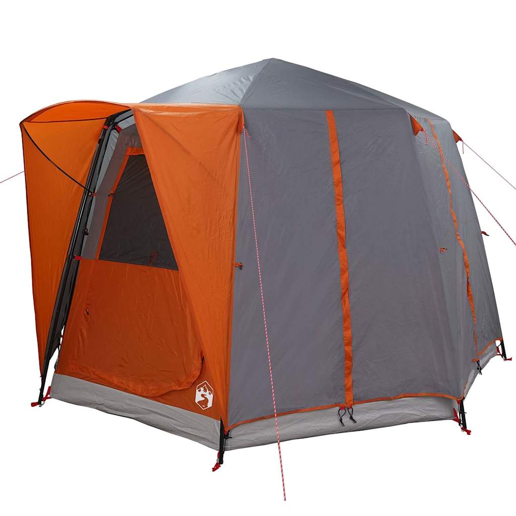 Cabine Tent 3-Persoon Grijs en Oranje 320 x 320 x 203 cm is nu te koop bij PeponiXL, paradijselijk wonen!