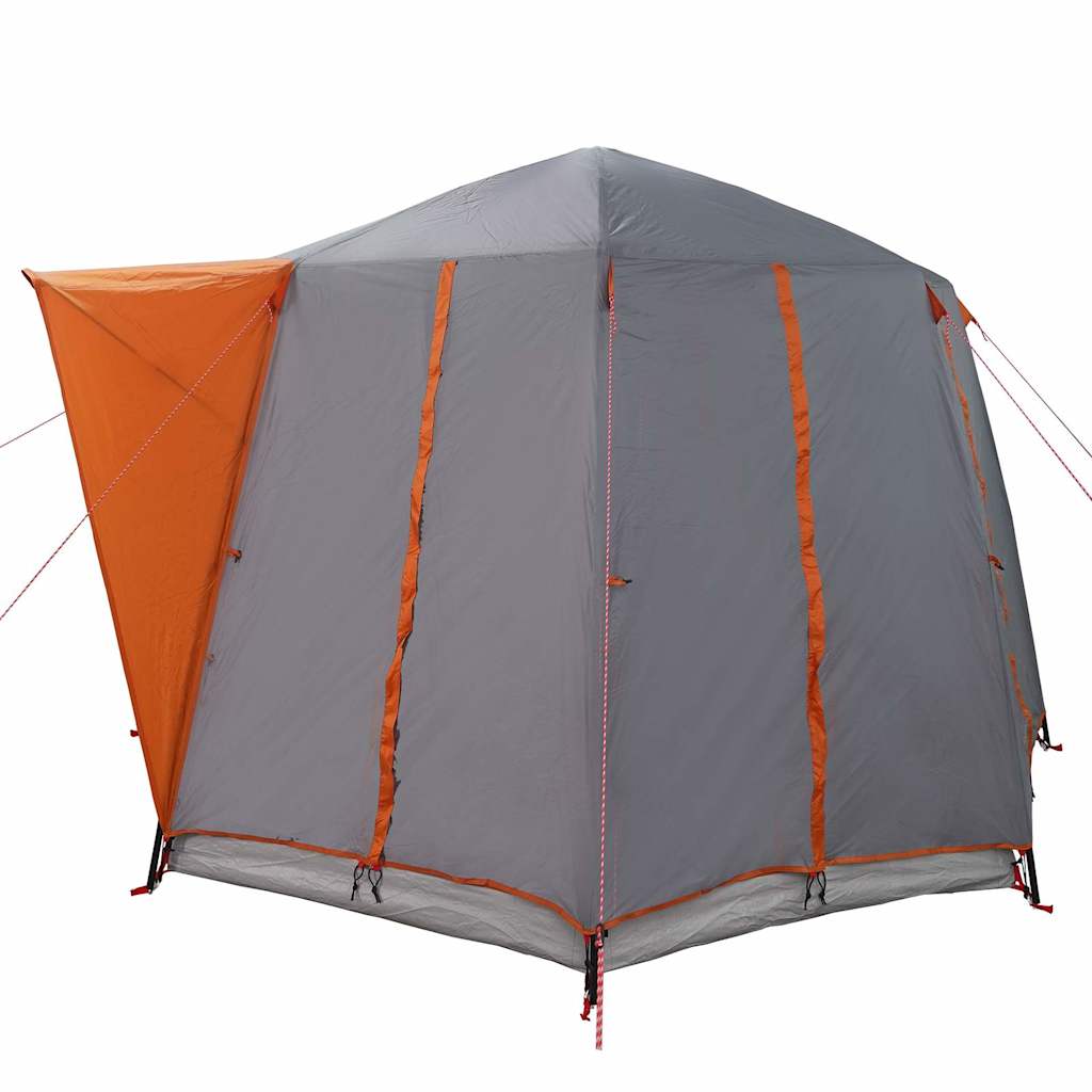 Cabine Tent 3-Persoon Grijs en Oranje 320 x 320 x 203 cm is nu te koop bij PeponiXL, paradijselijk wonen!