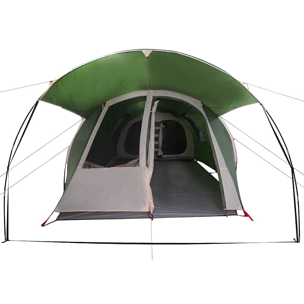 Tunnel Tent 4-Person met dak Groen en Wit 740 x 370 x 220 cm is nu te koop bij PeponiXL, paradijselijk wonen!