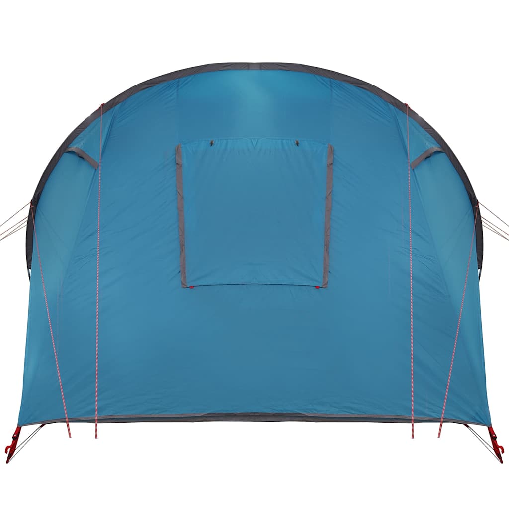 Tunnel Tent 4-Person met dak Blauw en Grijs 740 x 370 x 220 cm is nu te koop bij PeponiXL, paradijselijk wonen!