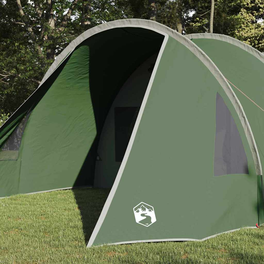 Tunnel Tent 4-Person met dak Groen en Wit 778 x 356 x 210 cm is nu te koop bij PeponiXL, paradijselijk wonen!