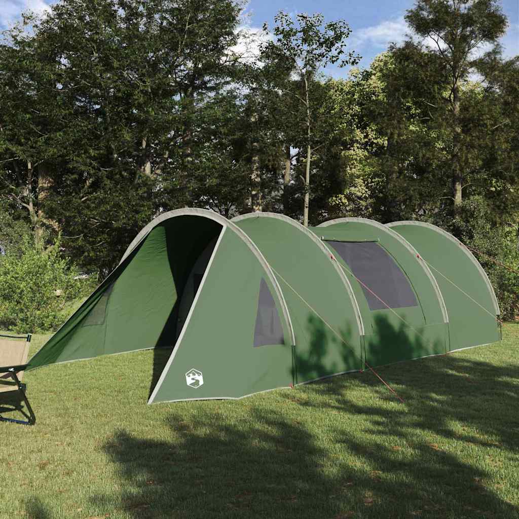 Tunnel Tent 4-Person met dak Groen en Wit 778 x 356 x 210 cm is nu te koop bij PeponiXL, paradijselijk wonen!