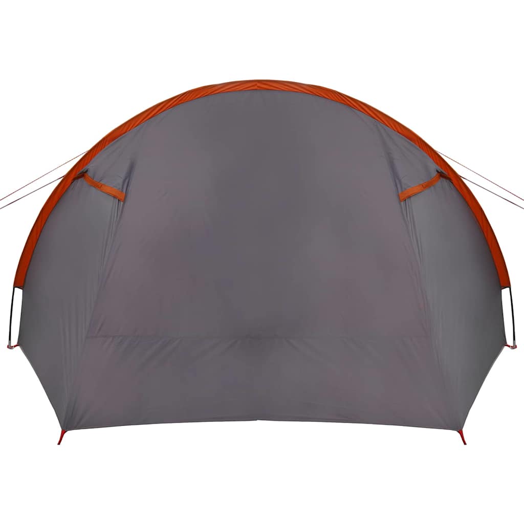 Tunnel Tent 4-Person met dak Grijs en Oranje 778 x 356 x 210 cm is nu te koop bij PeponiXL, paradijselijk wonen!