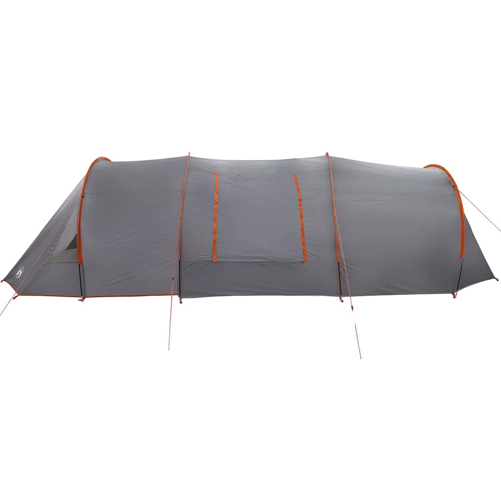 Tunnel Tent 4-Person met dak Grijs en Oranje 778 x 356 x 210 cm is nu te koop bij PeponiXL, paradijselijk wonen!
