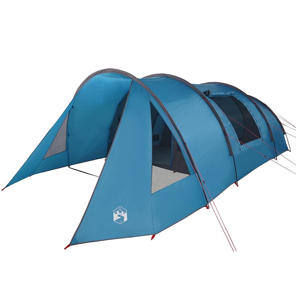 Tunnel Tent 5-Person met dak Blauw en Grijs 805 x 405 x 211 cm is nu te koop bij PeponiXL, paradijselijk wonen!