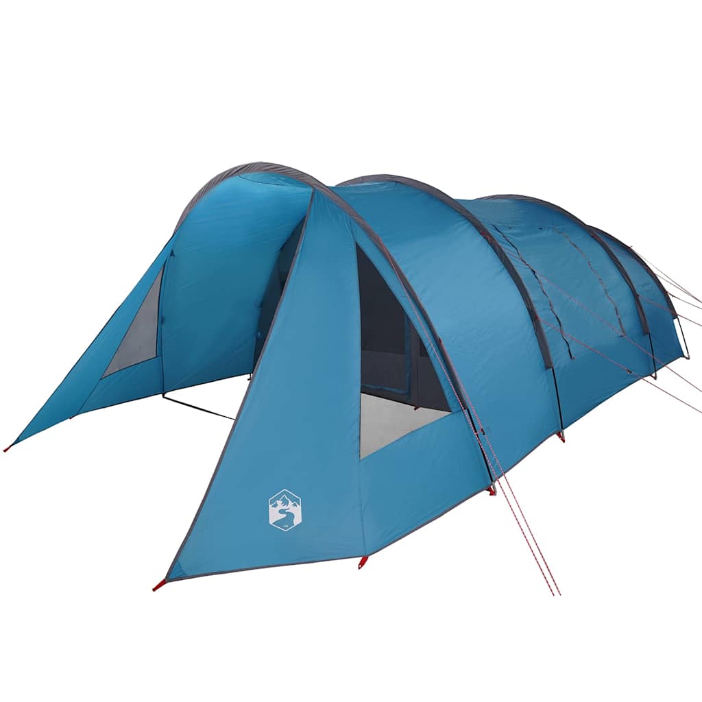 Tunnel Tent 5-Person met dak Blauw en Grijs 805 x 405 x 211 cm is nu te koop bij PeponiXL, paradijselijk wonen!
