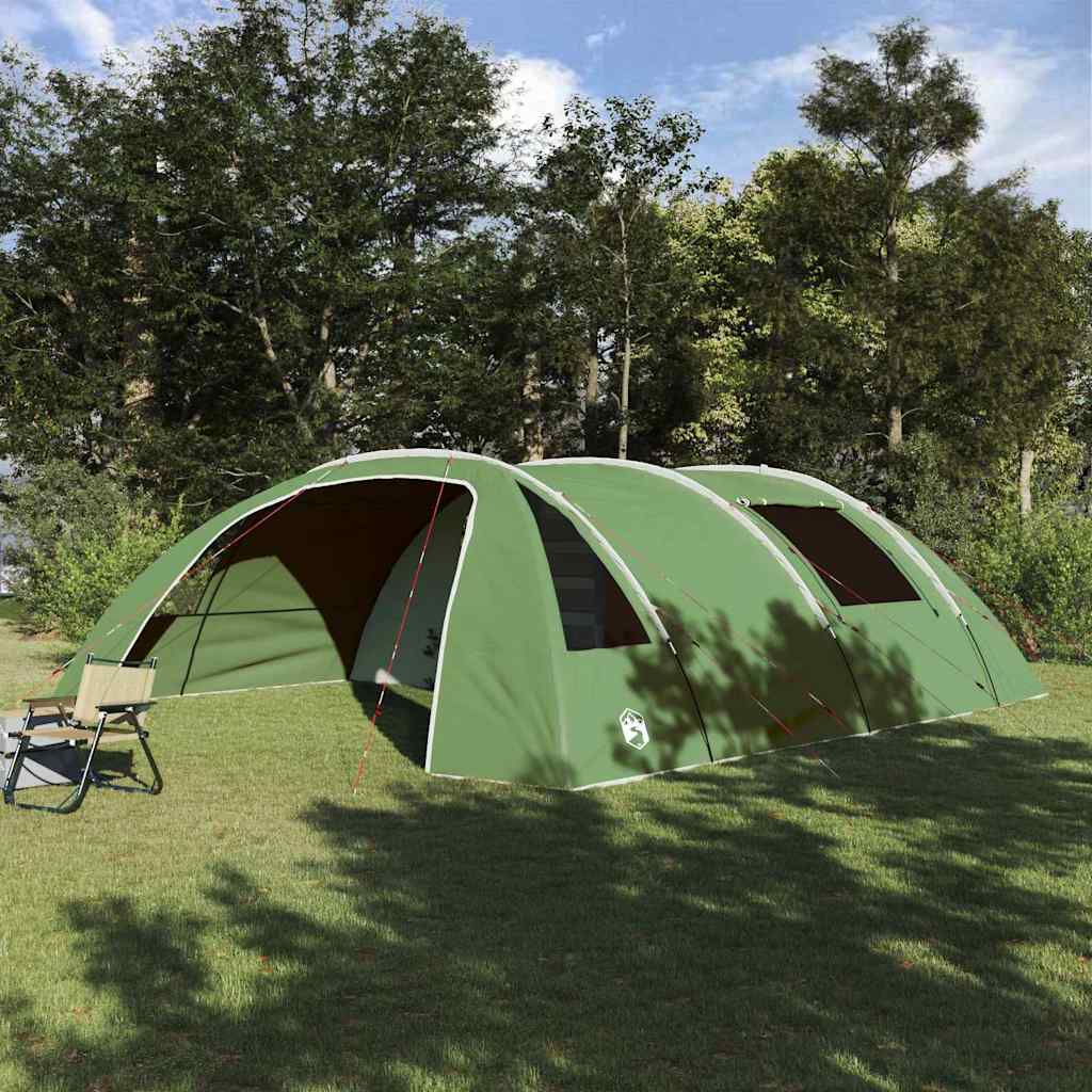 Tunnel Tent 6-Persoon met dak Groen en Wit 700 x 590 x 215 cm is nu te koop bij PeponiXL, paradijselijk wonen!