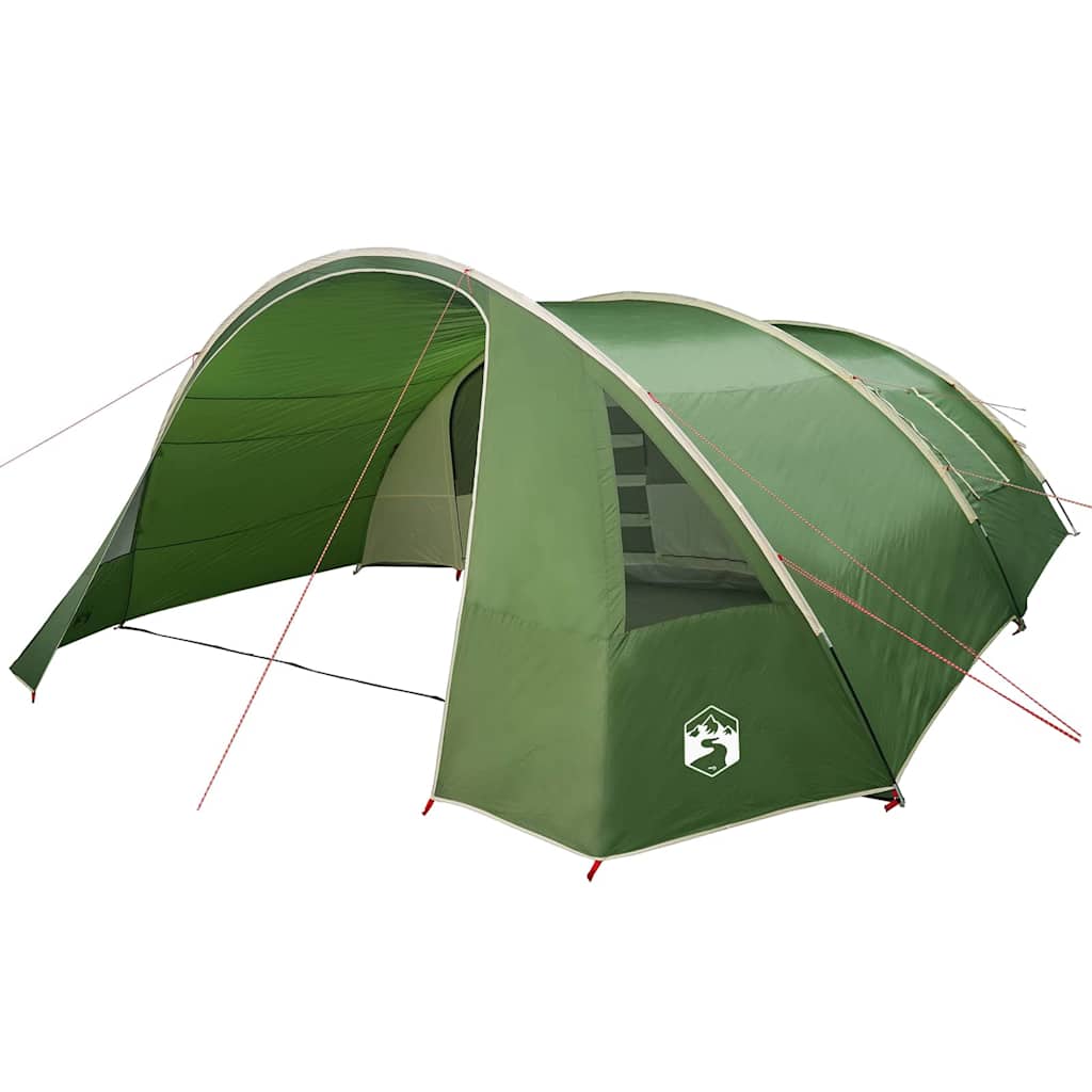 Tunnel Tent 6-Persoon met dak Groen en Wit 700 x 590 x 215 cm is nu te koop bij PeponiXL, paradijselijk wonen!
