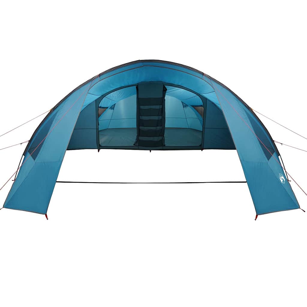 Tunnel Tent 6-Persoon met dak Blauw en Grijs 700 x 590 x 215 cm is nu te koop bij PeponiXL, paradijselijk wonen!
