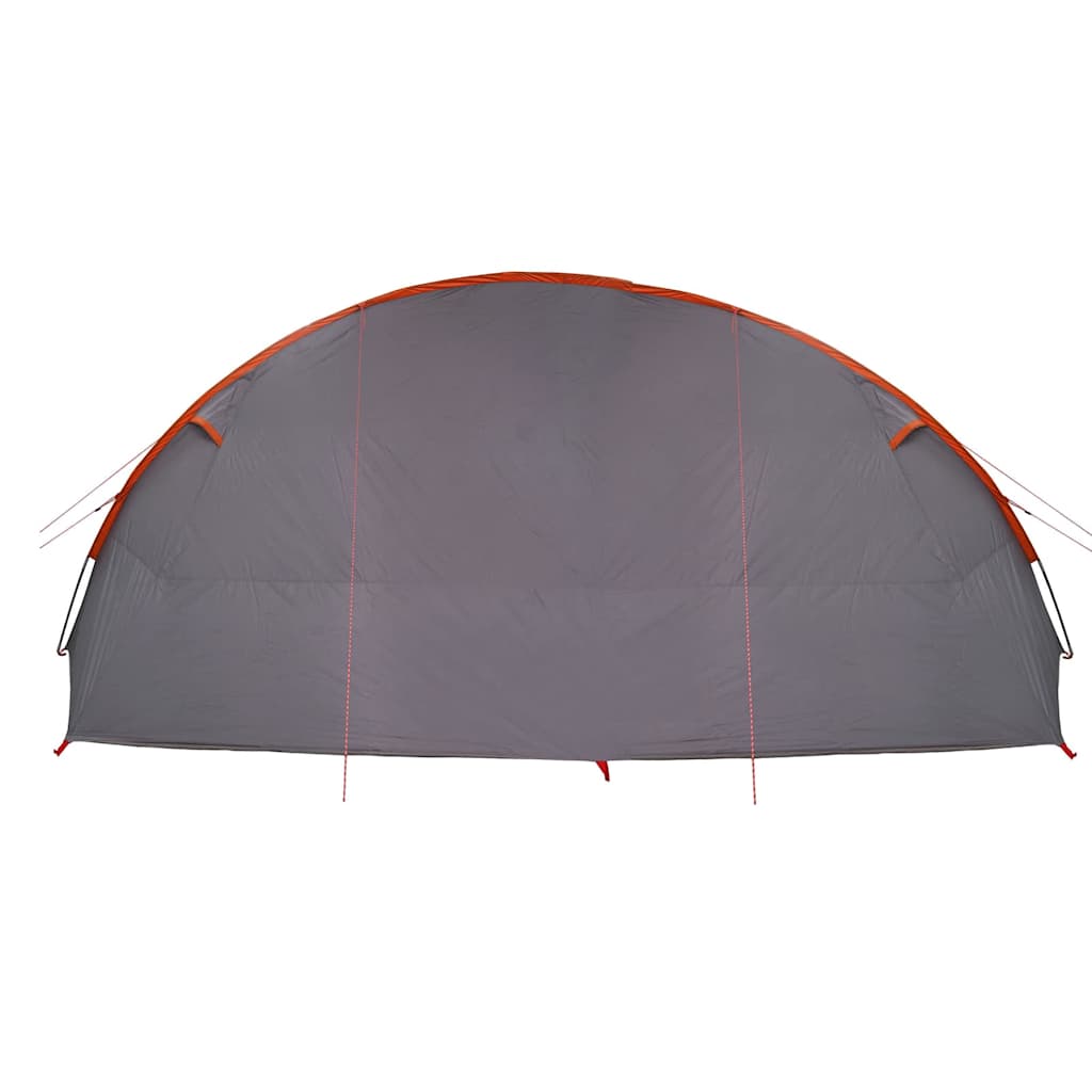 Tunnel Tent 6-Persoon Grijs en Oranje 700 x 590 x 215 cm is nu te koop bij PeponiXL, paradijselijk wonen!