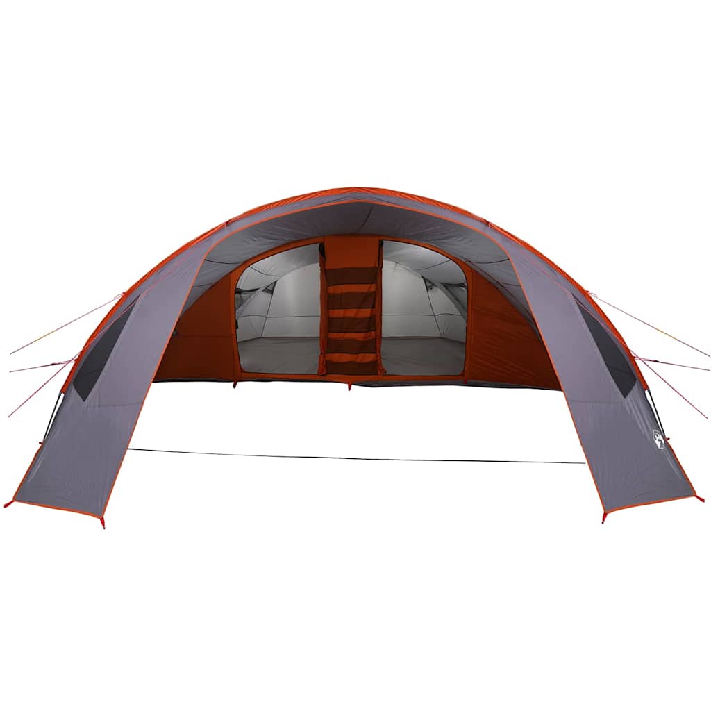 Tunnel Tent 6-Persoon Grijs en Oranje 700 x 590 x 215 cm is nu te koop bij PeponiXL, paradijselijk wonen!
