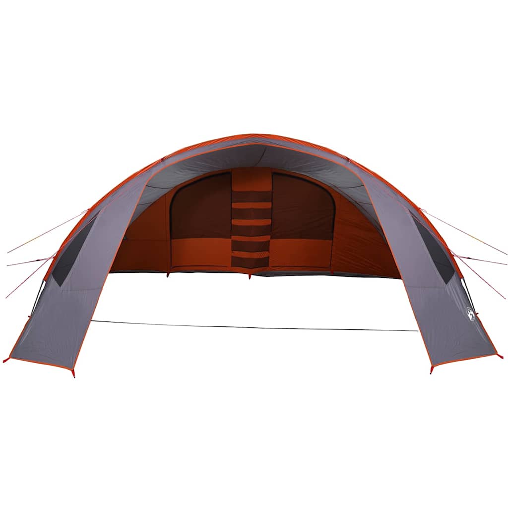 Tunnel Tent 6-Persoon Grijs en Oranje 700 x 590 x 215 cm is nu te koop bij PeponiXL, paradijselijk wonen!
