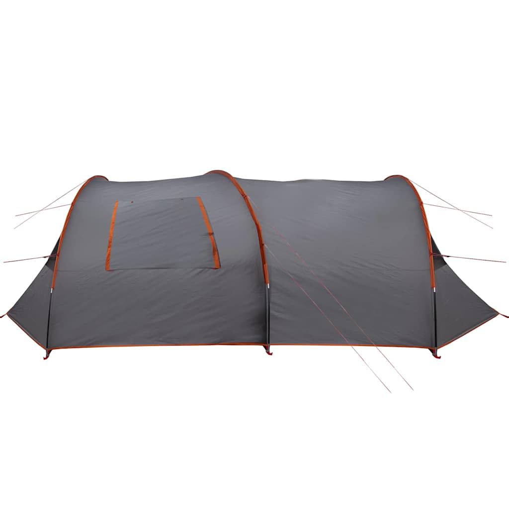 Tunnel Tent 6-Persoon Grijs en Oranje 700 x 590 x 215 cm is nu te koop bij PeponiXL, paradijselijk wonen!