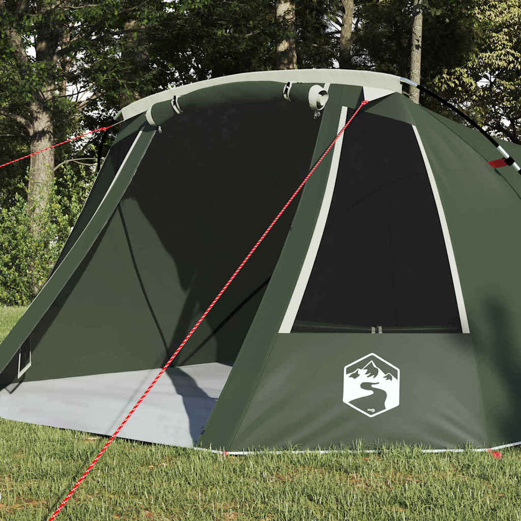 Tunnel Tent 3-Person met dak Groen en Wit 328 x 228 x 115 cm is nu te koop bij PeponiXL, paradijselijk wonen!