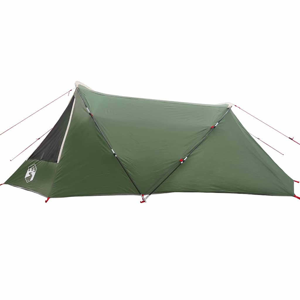 Tunnel Tent 3-Person met dak Groen en Wit 328 x 228 x 115 cm is nu te koop bij PeponiXL, paradijselijk wonen!