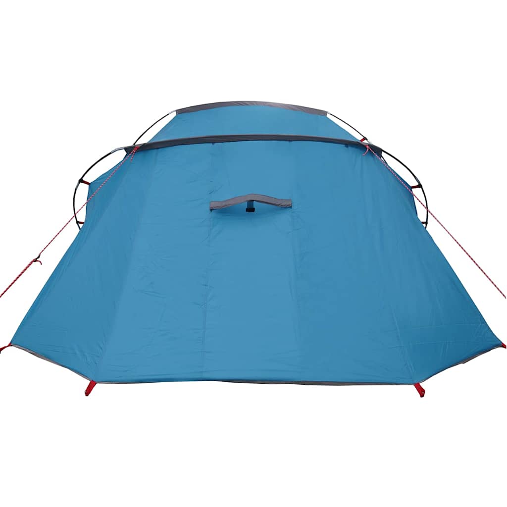 Tunnel Tent 3-Person met dak Blauw en Grijs 328 x 228 x 115 cm is nu te koop bij PeponiXL, paradijselijk wonen!