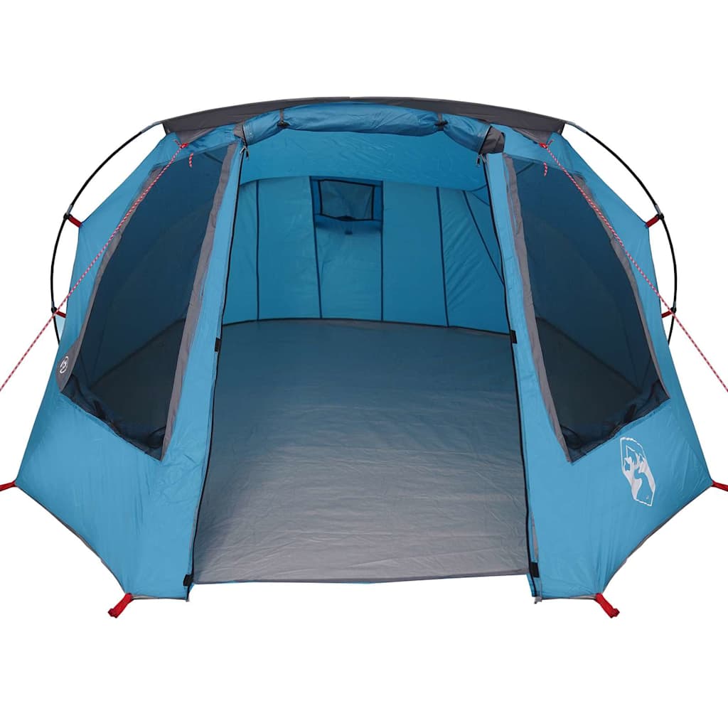 Tunnel Tent 3-Person met dak Blauw en Grijs 328 x 228 x 115 cm is nu te koop bij PeponiXL, paradijselijk wonen!
