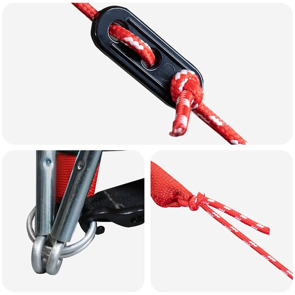 Tunnel Tent 3-Person met dak Grijs en Oranje 328 x 228 x 115 cm is nu te koop bij PeponiXL, paradijselijk wonen!