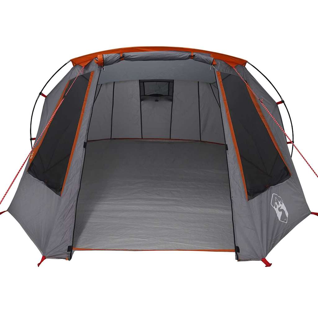 Tunnel Tent 3-Person met dak Grijs en Oranje 328 x 228 x 115 cm is nu te koop bij PeponiXL, paradijselijk wonen!