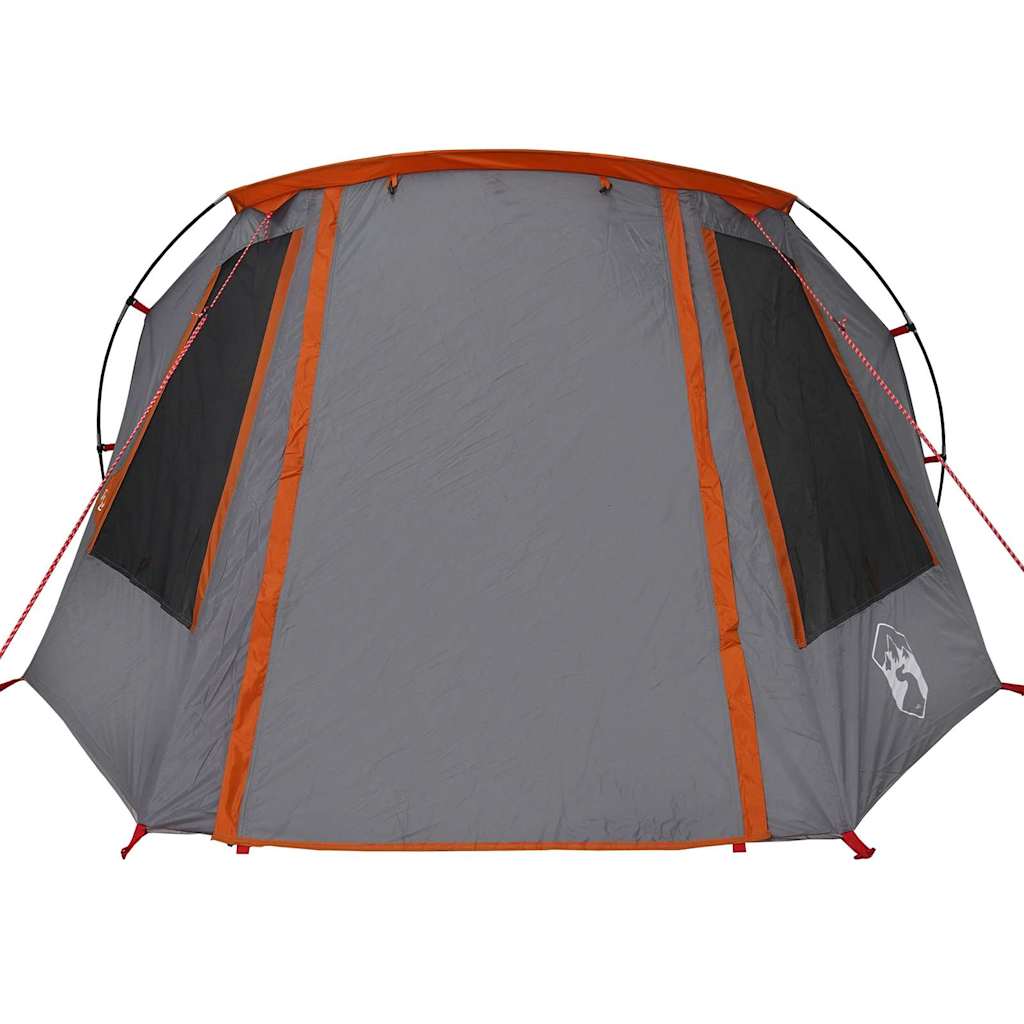 Tunnel Tent 3-Person met dak Grijs en Oranje 328 x 228 x 115 cm is nu te koop bij PeponiXL, paradijselijk wonen!