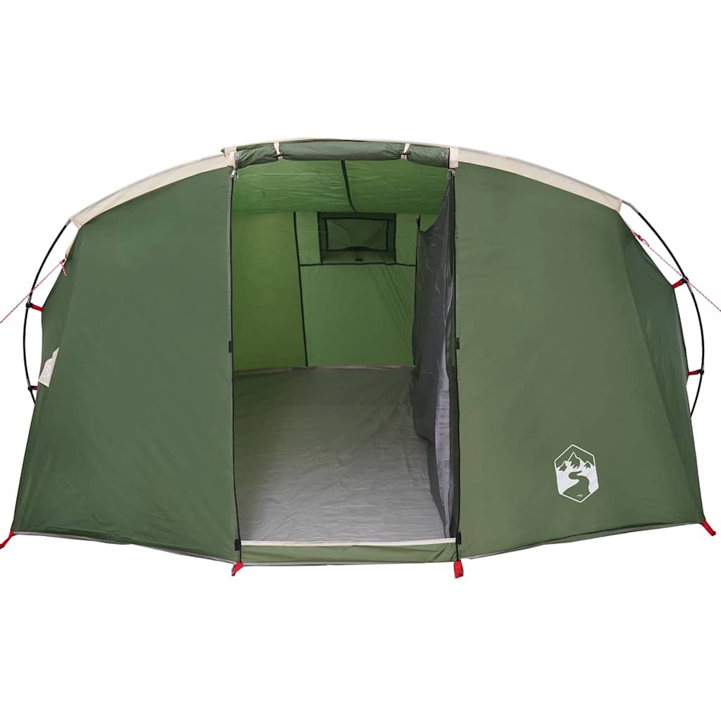 Tunnel Tent 4-Person met dak Groen en Wit 318 x 275 x 140 cm is nu te koop bij PeponiXL, paradijselijk wonen!