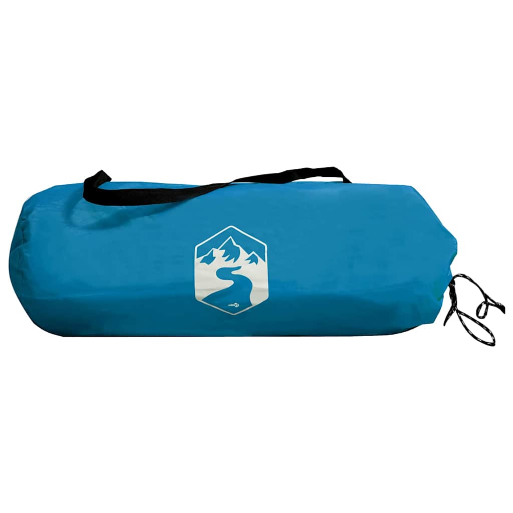 Tunnel Tent 4-Person met dak Blauw en Grijs 318 x 275 x 140 cm is nu te koop bij PeponiXL, paradijselijk wonen!