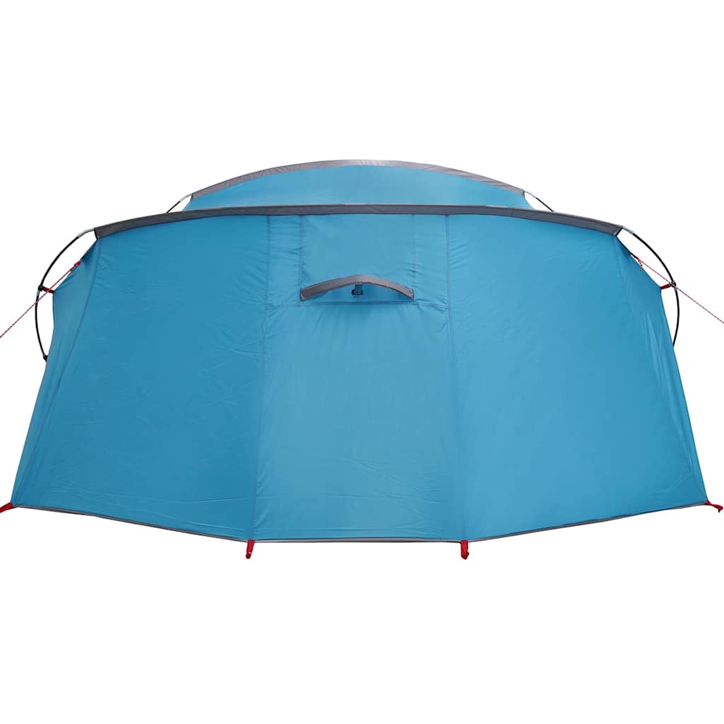 Tunnel Tent 4-Person met dak Blauw en Grijs 318 x 275 x 140 cm is nu te koop bij PeponiXL, paradijselijk wonen!