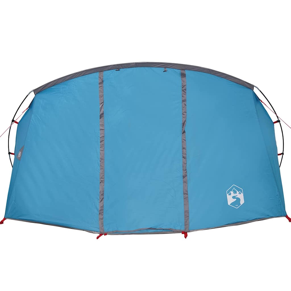 Tunnel Tent 4-Person met dak Blauw en Grijs 318 x 275 x 140 cm is nu te koop bij PeponiXL, paradijselijk wonen!