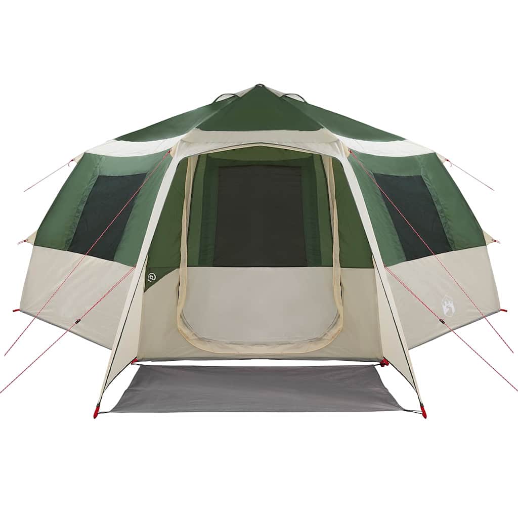 Cabin Tent 12-Person met dak Groen en Grijs 500 x 500 x 294 cm is nu te koop bij PeponiXL, paradijselijk wonen!