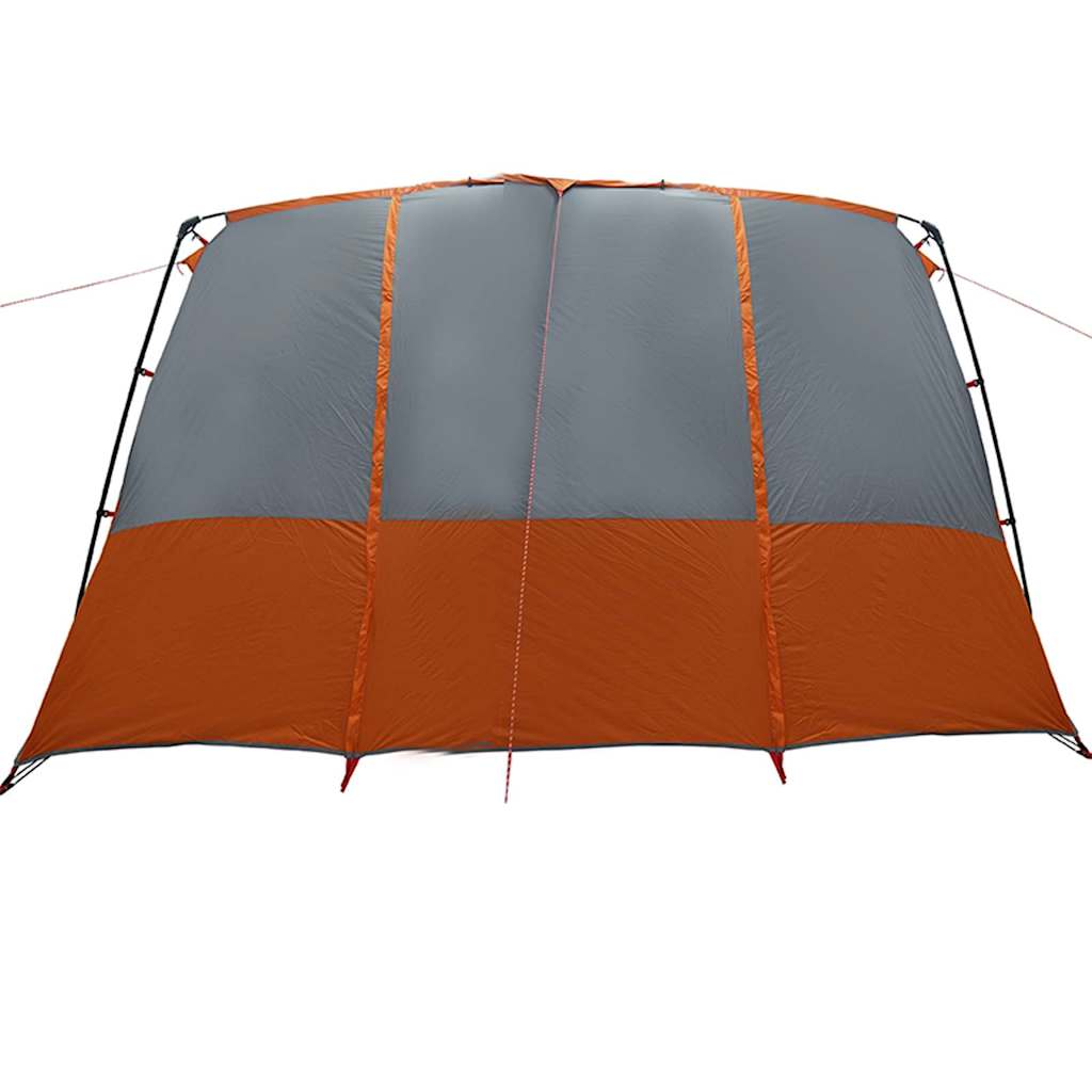 Familietent voor 12 Personen Grijs en Oranje 760 x 645 x 230 cm is nu te koop bij PeponiXL, paradijselijk wonen!