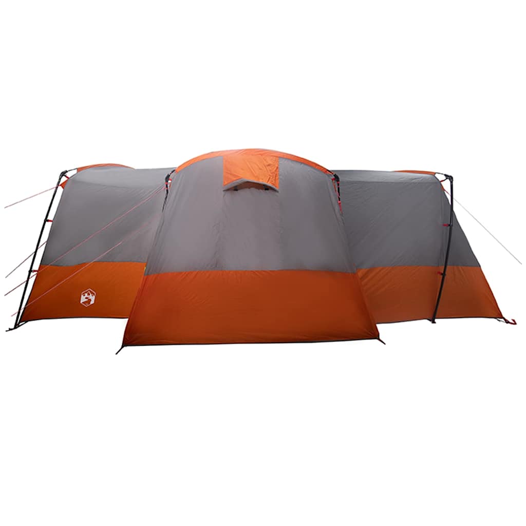 Familietent voor 12 Personen Grijs en Oranje 760 x 645 x 230 cm is nu te koop bij PeponiXL, paradijselijk wonen!