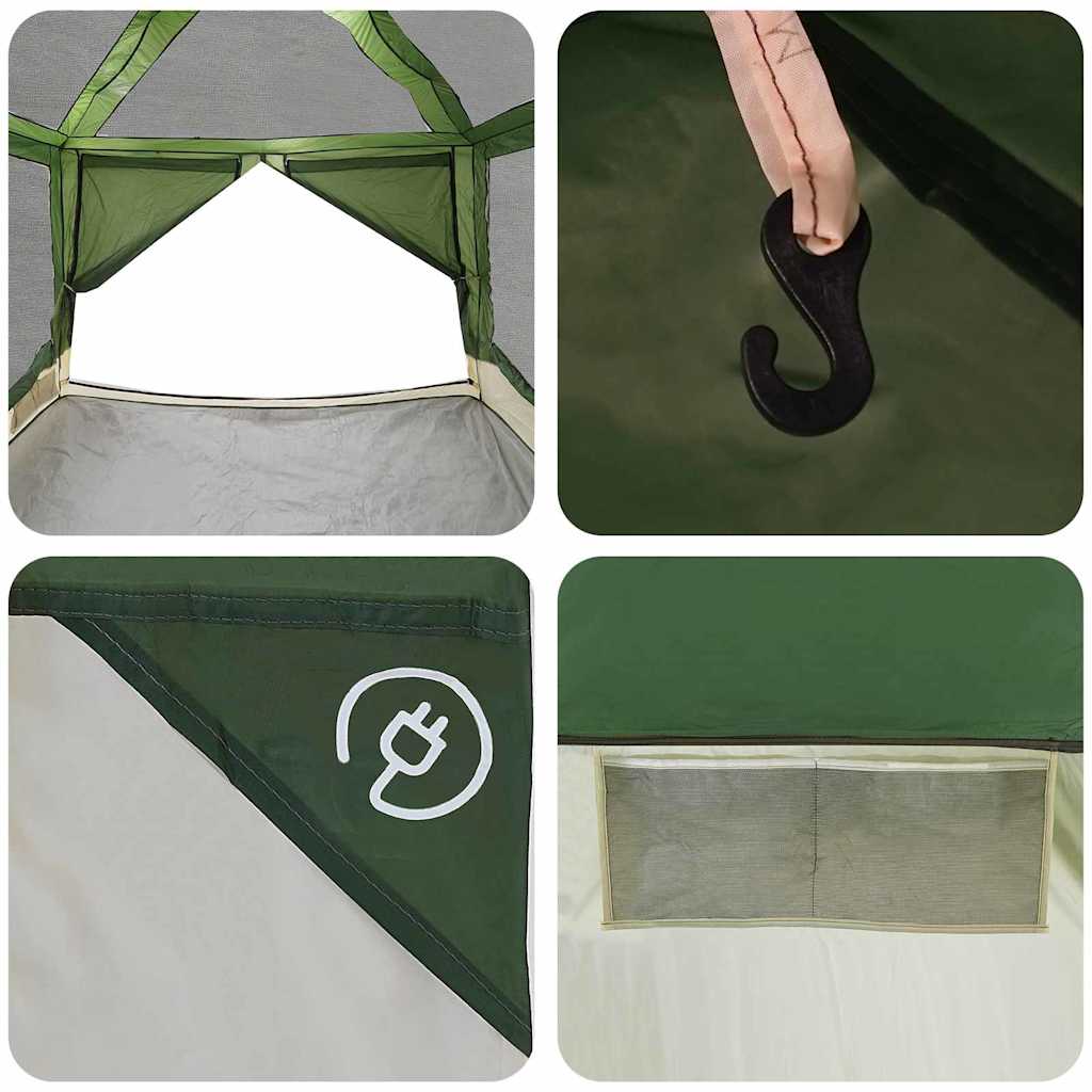 Binnen tent voor 7 Personen Groen en Grijs 300 x 300 x 250 cm is nu te koop bij PeponiXL, paradijselijk wonen!